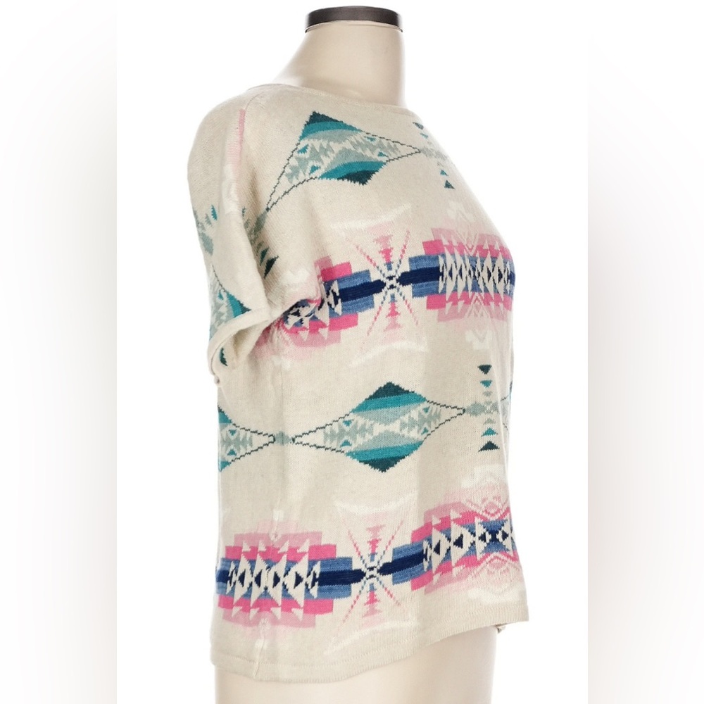 Chaps Boho Southwestern Knit Top